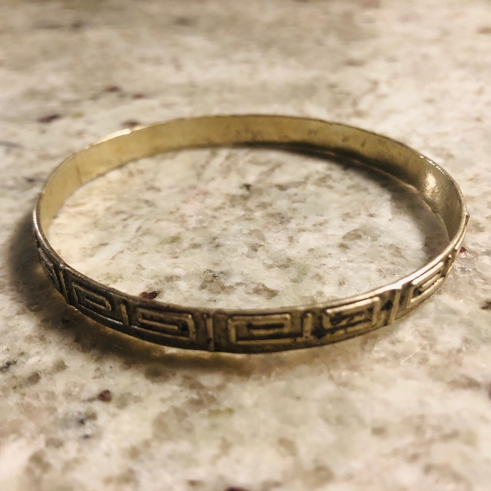 Ornate Silver Bangle